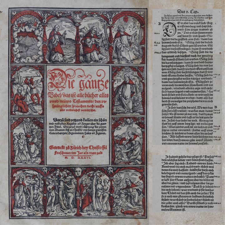 Froschauerbibel Bild Froschauerbibel