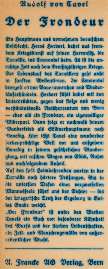 Text Buchumschlag Le Frondeur Text Buchumschlag Le Frondeur