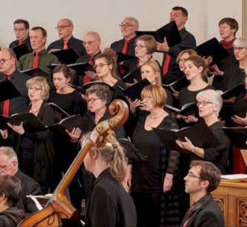 Mennoniten Chor Schänzli Bild eines singenden Chors