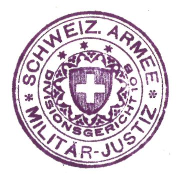 Stempel Schweizerarmee